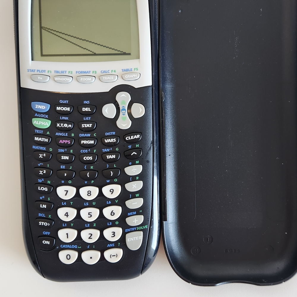 Texas Instruments Black Graphing Calculator for Advanced Calculations TI 84 Plus